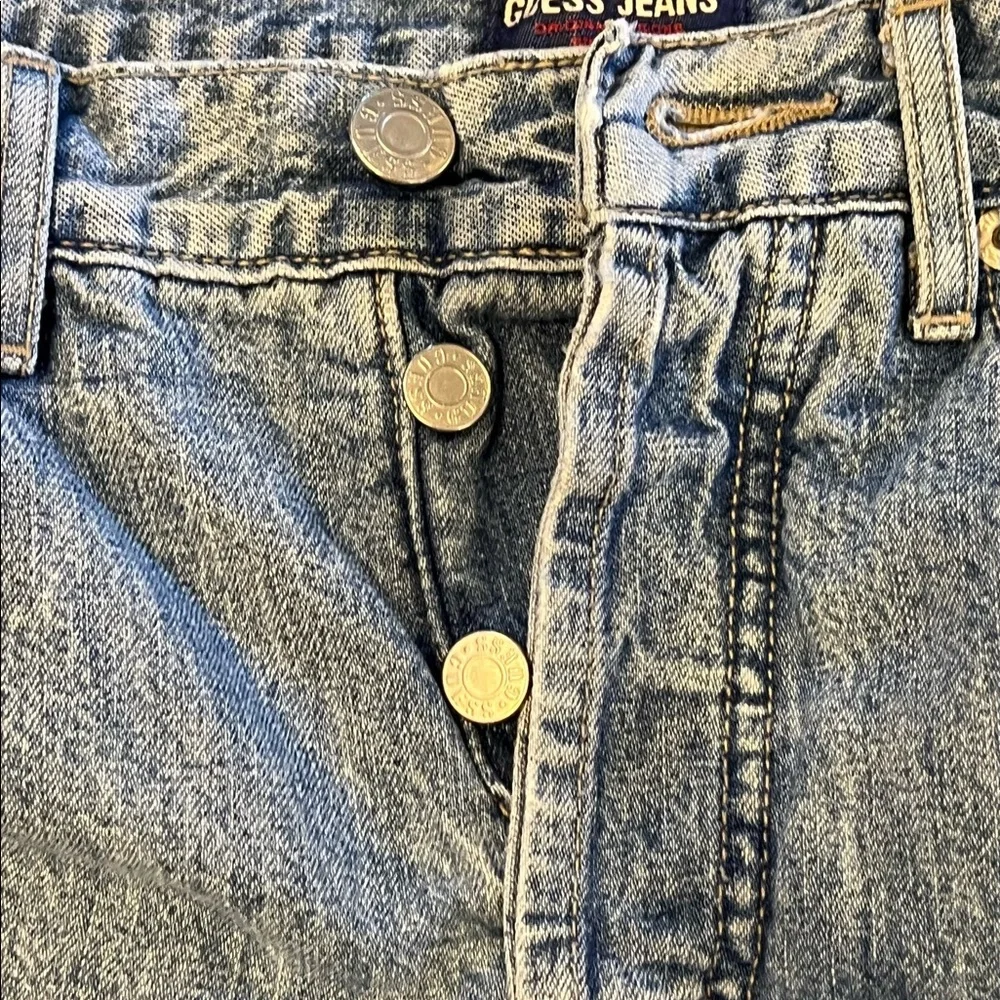 Guess Light Blue Denim Shorts